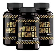 Kit 3 Potes Power Ghdrol 60 Caps - Suplemento Para Crescer