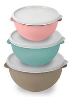 Kit 3 Potes Redondos Biovita 1 Litro 1,9 Litros 3,2 Litros Kit 3 Potes Redondos Biovita 1 Litro 1,9 Litros 3,2 Litros