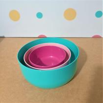 KIT 3 potes sem tampa para receitas KIT 3 potes sem tampa para receitas