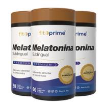 Kit 3 Potes Suplemento para Sono Sublingual 60 Comprimidos Fitoprime