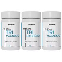 Kit 3 Potes Tri Magnésio Malato Taurato Bisglicinato 180 Cápsulas Suplemento Alimentar Natural Premium Natunectar Original Kit 3 Potes Tri Magnésio Malato Taurato Bisglicinato 180 Cápsulas Suplemento Alimentar Natural Premium Natunectar Original