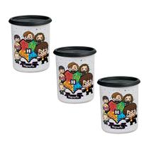 Kit 3 Potes Tupperware Instantânea Mágica Harry Potter Colorido 1,3L Kit 3 Potes Tupperware Instantânea Mágica Harry Potter Colorido 1,3L