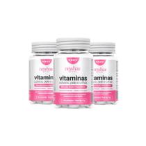 Kit 3 Potes Vitamina Capilar - New Hair Ácido Hialurônico