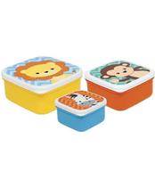 Kit 3 potinhos animal fun 11383