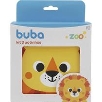 Kit 3 potinhos buba zoo leao