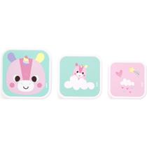 Kit 3 Potinhos BUBA Zoo - Unicórnio