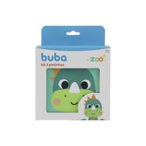 Kit 3 Potinhos Dino - Buba Zoo Kit 3 Potinhos Dino - Buba Zoo