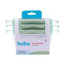 Kit 3 Potinhos Herméticos Buba para Papinha 100ml