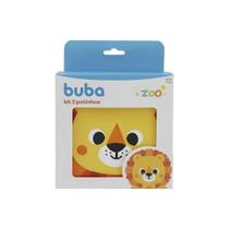 Kit 3 Potinhos Leão - Buba Zoo