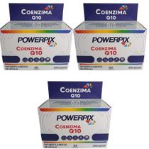 Kit 3 Powerpix Q10 Suplemento Alimentar Com 60 Capsulas