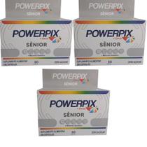 Kit 3 PowerPix Sênior Suplemento Alimentar Com 60 Capsulas