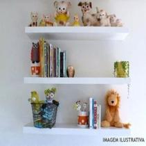 kit 3 prateeiras 100% MDF 15x30 suporte invisivel