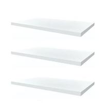 Kit 3 Prateleiras 60x15cm - Decorar Quarto, Banheiro, Cozinha, Sala, Escritório...