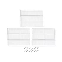 Kit 3 Prateleiras Branca com Grampos Imbera para Vr08 Ccv144 Kit 3 Prateleiras Branca com Grampos Imbera para Vr08 Ccv144