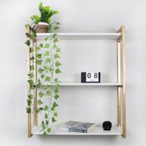 Kit 3 Prateleiras de Parede Industrial Ferro e MDF Porta Quadros, Livros, Brinquedos e Decoração Kit 3 Prateleiras de Parede Industrial Ferro e MDF Porta Quadros, Livros, Brinquedos e Decoração