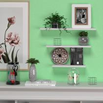 Kit 3 Prateleiras Nicho com Tamanhos Variados MDF