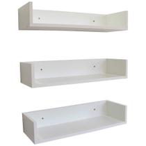 Kit 3 Prateleiras para Livros 50cm x 20cm Kit 3 Prateleiras para Livros 50cm x 20cm