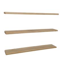 Kit 3 Prateleiras Reta Painel Pinus Com Suporte Invisível 60X15