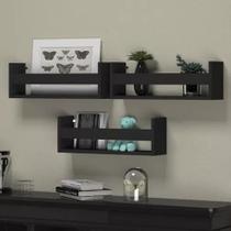 Kit 3 Prateleiras U Nicho Parede Livro Revista Mdf Kit 3 Prateleiras U Nicho Parede Livro Revista Mdf