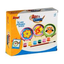 Kit 3 Pratinhos Cerâmica Para Colorir Art E Kraft Zoop Toys Zp00230