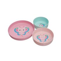 Kit 3 Pratos Borboleta Pipa - Kouii