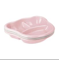 Kit 3 Pratos Infantil Cajovil Rosa