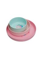 Kit 3 Pratos Kouii Borboleta Pipa