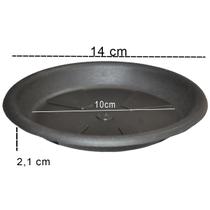 kit 3 Pratos Para Vaso Redondo Jardim plástico abs todas as cores e medidas