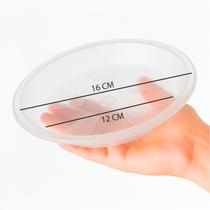 kit 3 Pratos Para Vaso Redondo Jardim plástico abs todas as cores e medidas