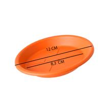 kit 3 Pratos Para Vaso Redondo Jardim plástico abs todas as cores e medidas