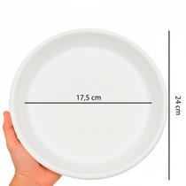 kit 3 Pratos Para Vaso Redondo Jardim plástico abs todas as cores e medidas