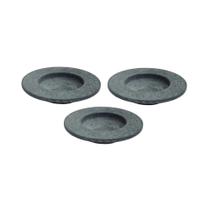Kit 3 Pratos Risoto Massa Chapéu Invertido Pedra Sabão 22CM Industria São Jose Kit 3 Pratos Risoto Massa Chapéu Invertido Pedra Sabão 22CM Industria São Jose