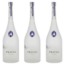 KIT 3 Pravda Vodka 1.750L
