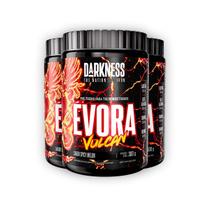 Kit 3 Pré Treino Évora Vulcan Darkness Spic Melon 300g Kit 3 Pré Treino Évora Vulcan Darkness Spic Melon 300g