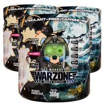 Kit 3 Pré-Treino Sem Cafeina Noturno Warzone UnderLabz 360g Kit 3 Pré-Treino Sem Cafeina Noturno Warzone UnderLabz 360g