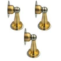 Kit 3 prendedor batedor porta magnetico adesivo inox dourado Kit 3 prendedor batedor porta magnetico adesivo inox dourado