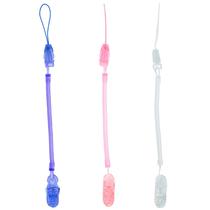 Kit 3 Prendedor de Chupeta Mola Pietra Baby Menino Menina Infantil Bico Clipe Corrente Serve Avent Nuk Mam Universal