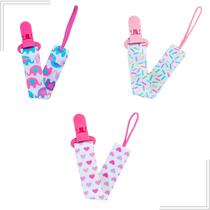 Kit 3 Prendedor De Chupeta Pietra Baby Kit 3 Prendedor De Chupeta Pietra Baby