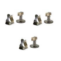 Kit 3 prendedor fixador trava porta antique ouro velho 809 imab aq piso c/ buchas e parafusos Kit 3 prendedor fixador trava porta antique ouro velho 809 imab aq piso c/ buchas e parafusos