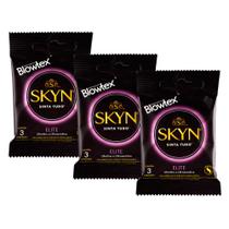 Kit 3 Preservativo Blowtex Skyn Elite 3 Unidades