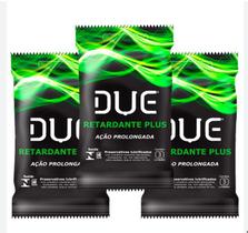 Kit 3 Preservativo Due Retardante Plus