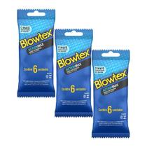 Kit 3 Preservativos Blowtex ActionMax 6 Un Cada