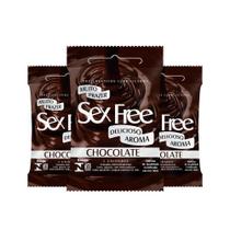 Kit 3 Preservativos Delicioso Aroma Sex Free