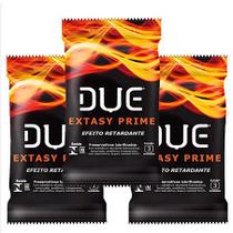 Kit 3 Preservativos Due Extasy Prime Com 3 Unidades Cada