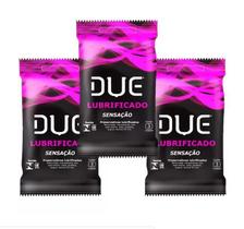 Kit 3 preservativos due lubrificado