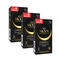Kit 3 Preservativos Skyn Original Leve 8 Pague 6 unidades Kit 3 Preservativos Skyn Original Leve 8 Pague 6 unidades