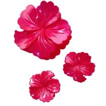 Kit 3 Presilhas Piranha Flor Blogueira Tamanhos Variados Cor:Amor