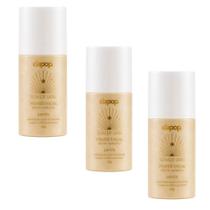 Kit 3 Primer Facial Glow Pérola Dapop Sumer Skin 60g