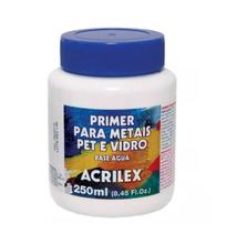 Kit 3 Primer Para Metais, Pet E Vidro 250ml Acrilex Kit 3 Primer Para Metais, Pet E Vidro 250ml Acrilex