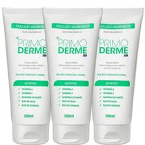 kit 3 Primoderme Emulsão Hidratante Calêndula 200ml